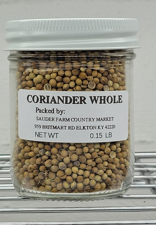 Coriander Whole, 0.15 lb.